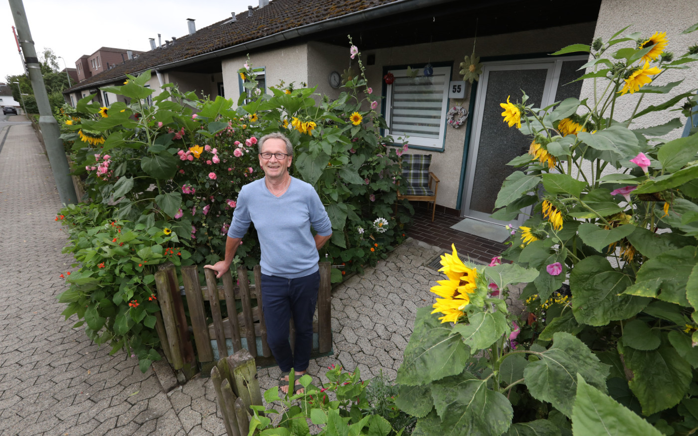 Möglichst üppig und kostengünstig: Das ist die Pflanzenpracht von Balkon-Wettbewerb-Finalist Volker Küllmer aus Gifhorn