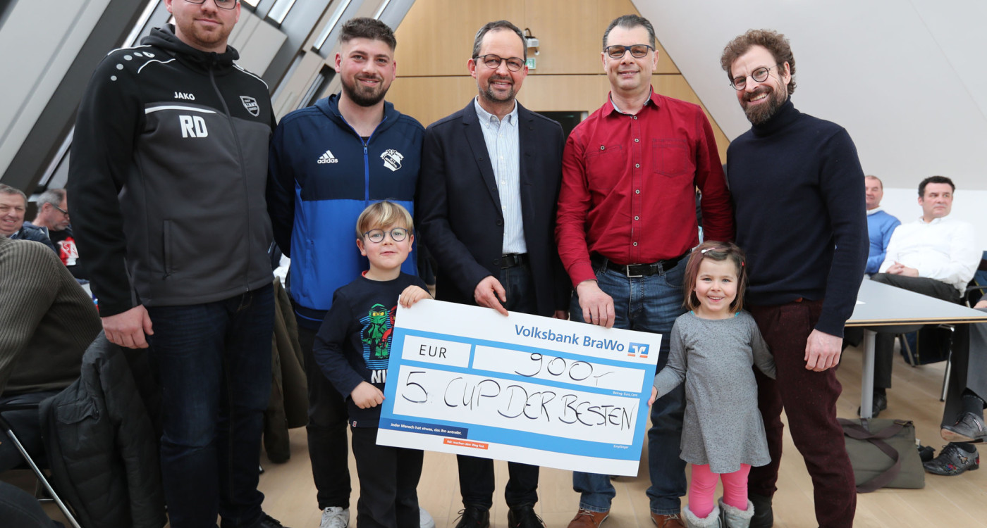 Nennt uns Euren guten Zweck und gewinnt! - Der Turniererlös vom Cup der Besten wird an mehrere Eurer Projekte gespendet