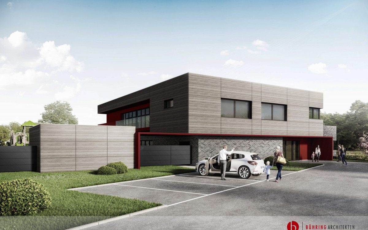 Neubau ersetzt Altbau - So soll die DRK-Kita Rosengarten in Gifhorn künftig aussehen