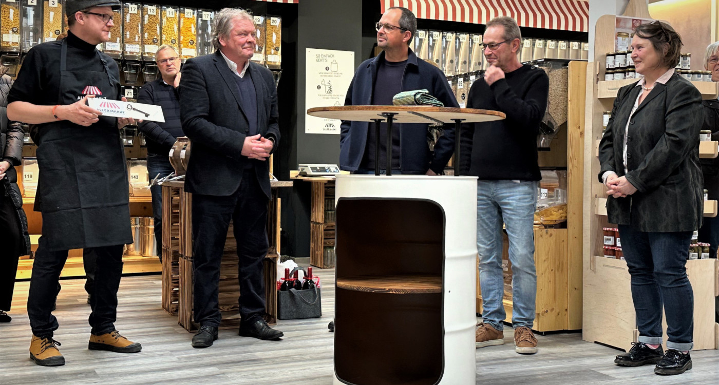 Neuer Laden in der Gifhorner Innenstadt: Der Aller Markt bieten neben unverpackten Produkten und Fairtrade-Waren auch Mittagstisch