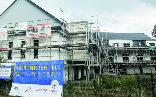 Neues Gemeinschaftsprojekt der Pflege: Mehrgeschossiges Gebäude in Gamsen soll Ende des Jahres fertig sein