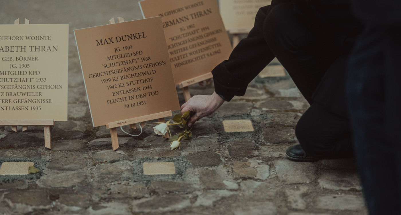Nie wieder ist immer genau jetzt – Gedanken zur aktuellen Verlegung neuer Stolpersteine in Gifhorn und Kästorf