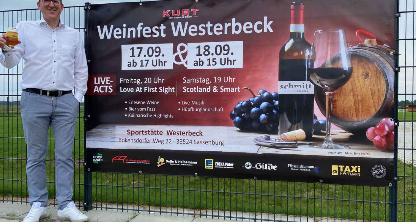 Premiere: Am 17. und 18. September steigt Westerbecks allererstes Weinfest