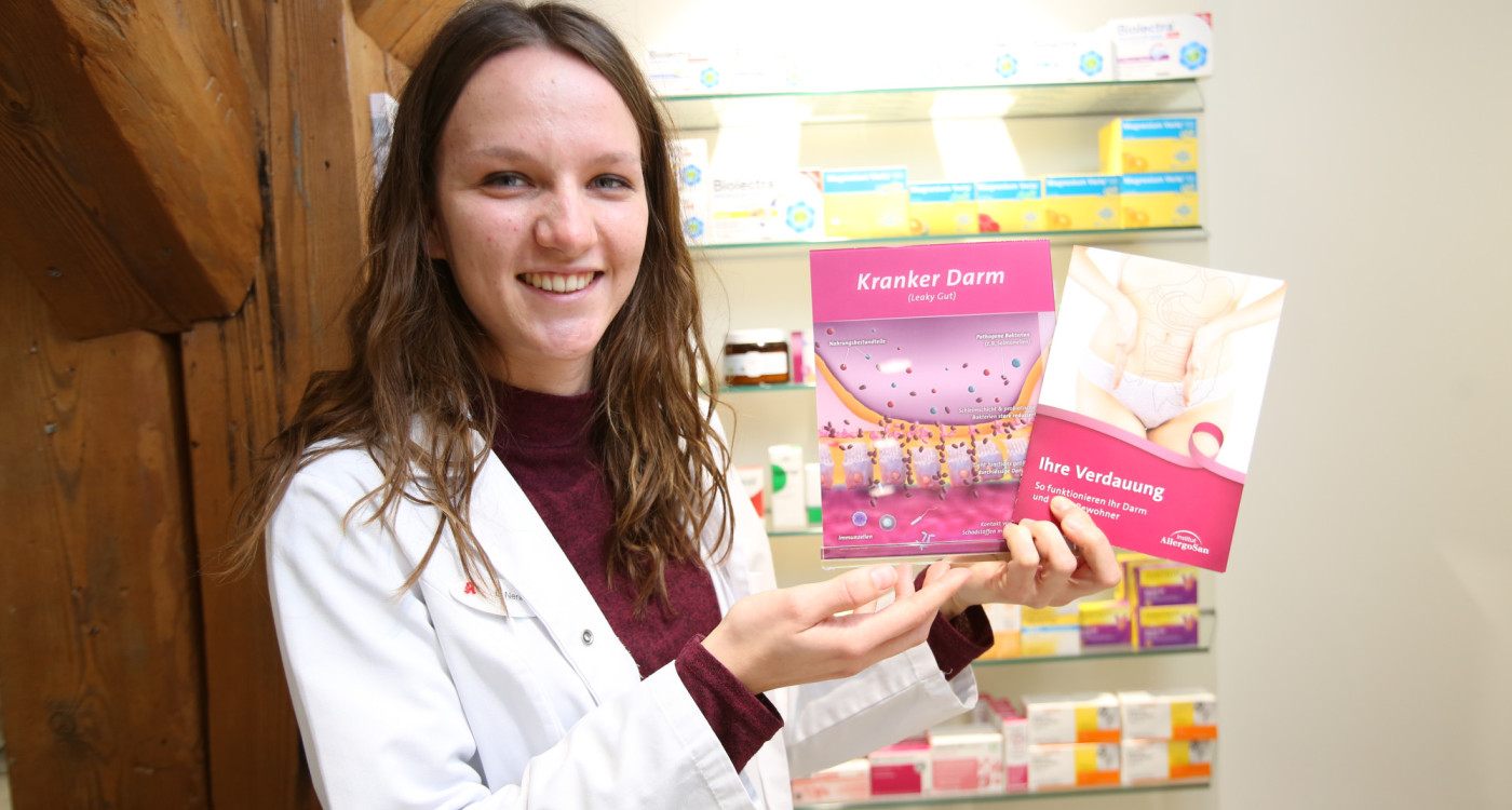 Probleme auf der Toilette müssen nicht sein: Luise Nering berät in der Gifhorner Mühlen-Apotheke, wie‘s dem Darm bessergeht