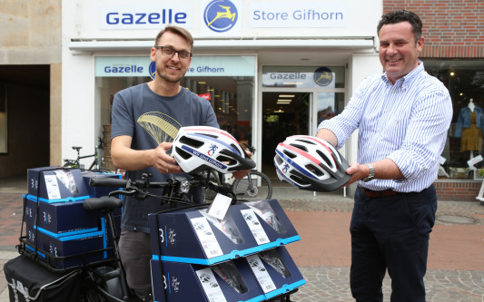 Rechtzeitig zum Stadtradeln ist der Gifhorn-Helm fertig