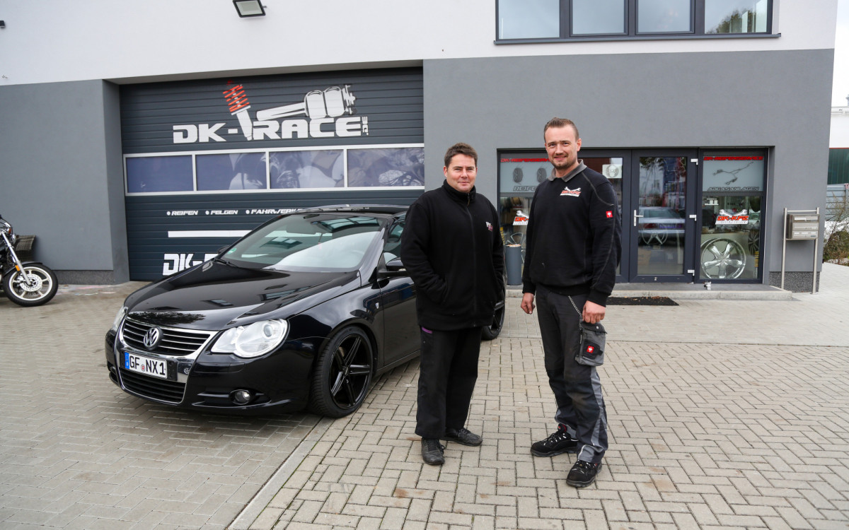 Reifenservice trifft auf Meisterbetrieb - Zu DK Reifenservice kommt die Stammkundschaft sogar aus dem Ausland