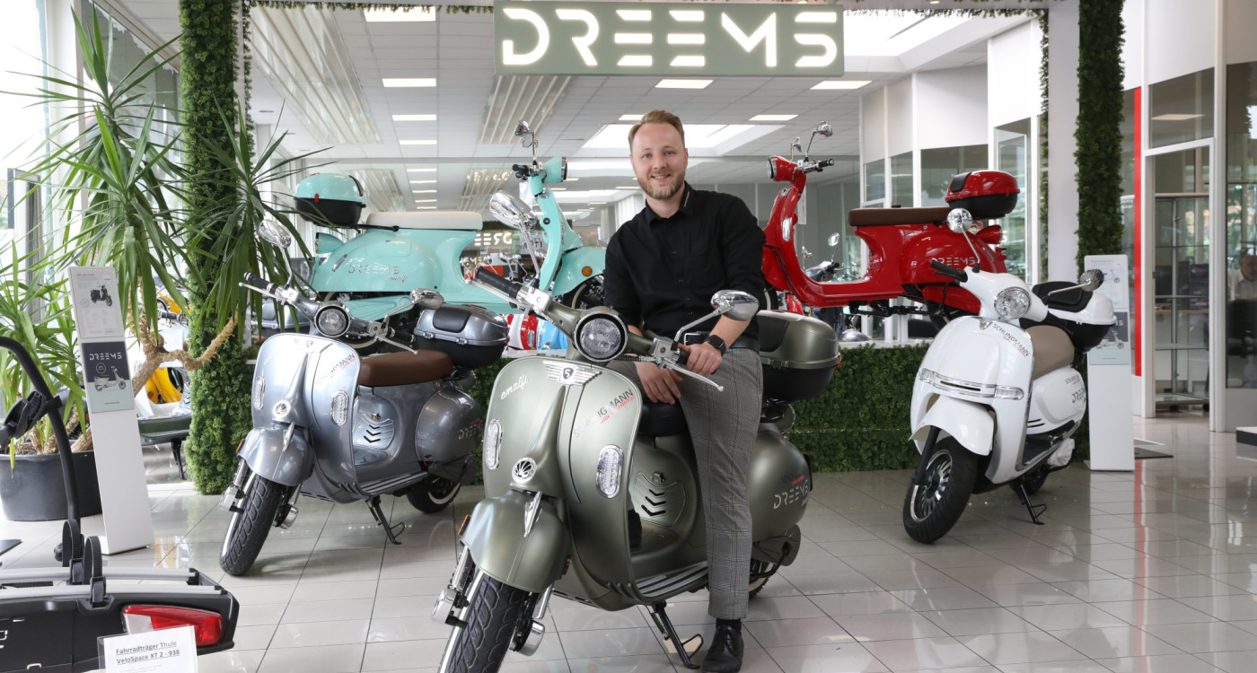 Schlingmann – ein Partner für alle Fälle: Das Gamsener Autohaus steht mit E-Roller, Werkstatt, Lackiererei und vielem mehr zur Verfügung