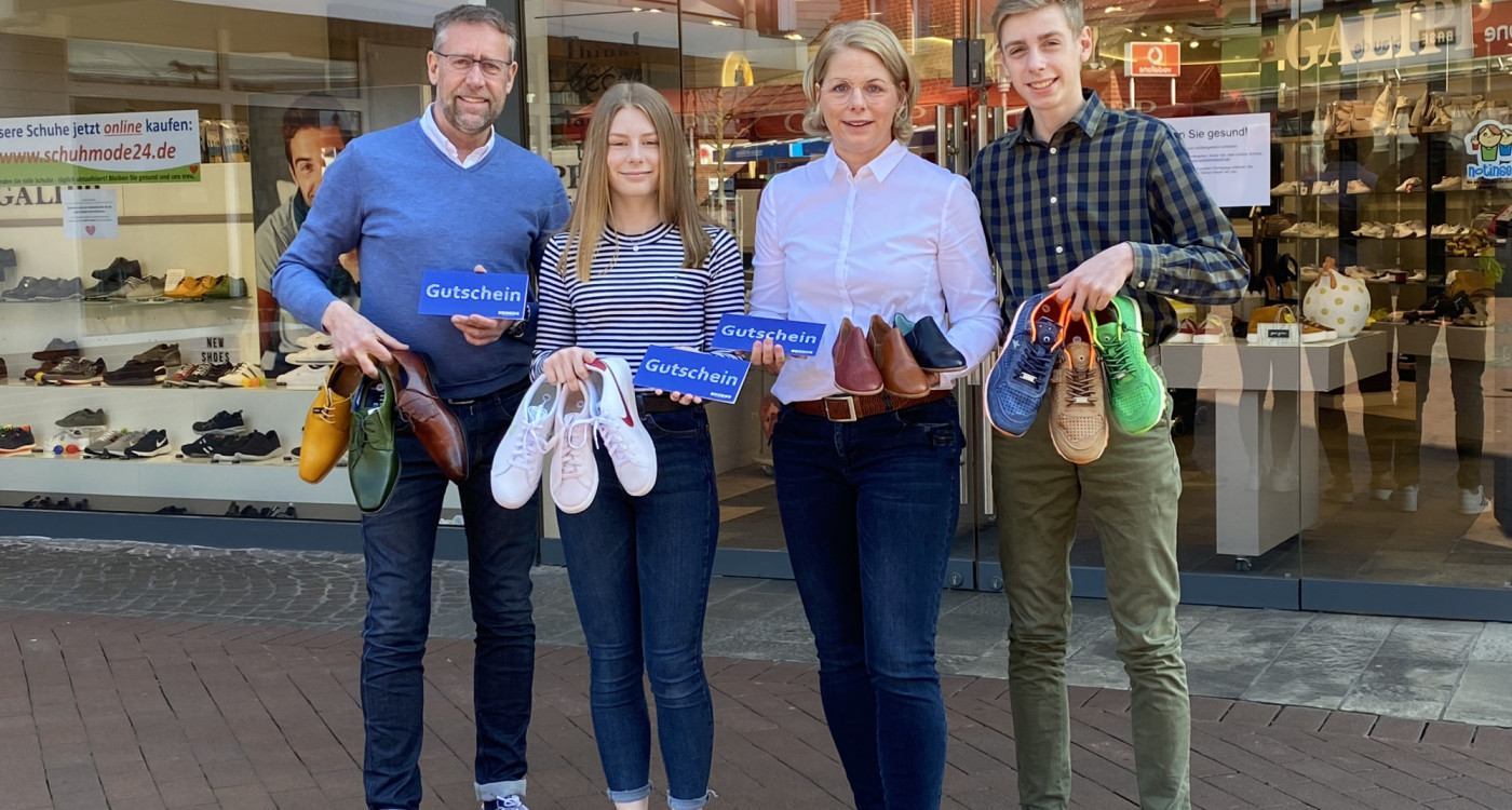 Schuhhaus Galipp bietet Abholservice an und betreibt einen Online-Shop