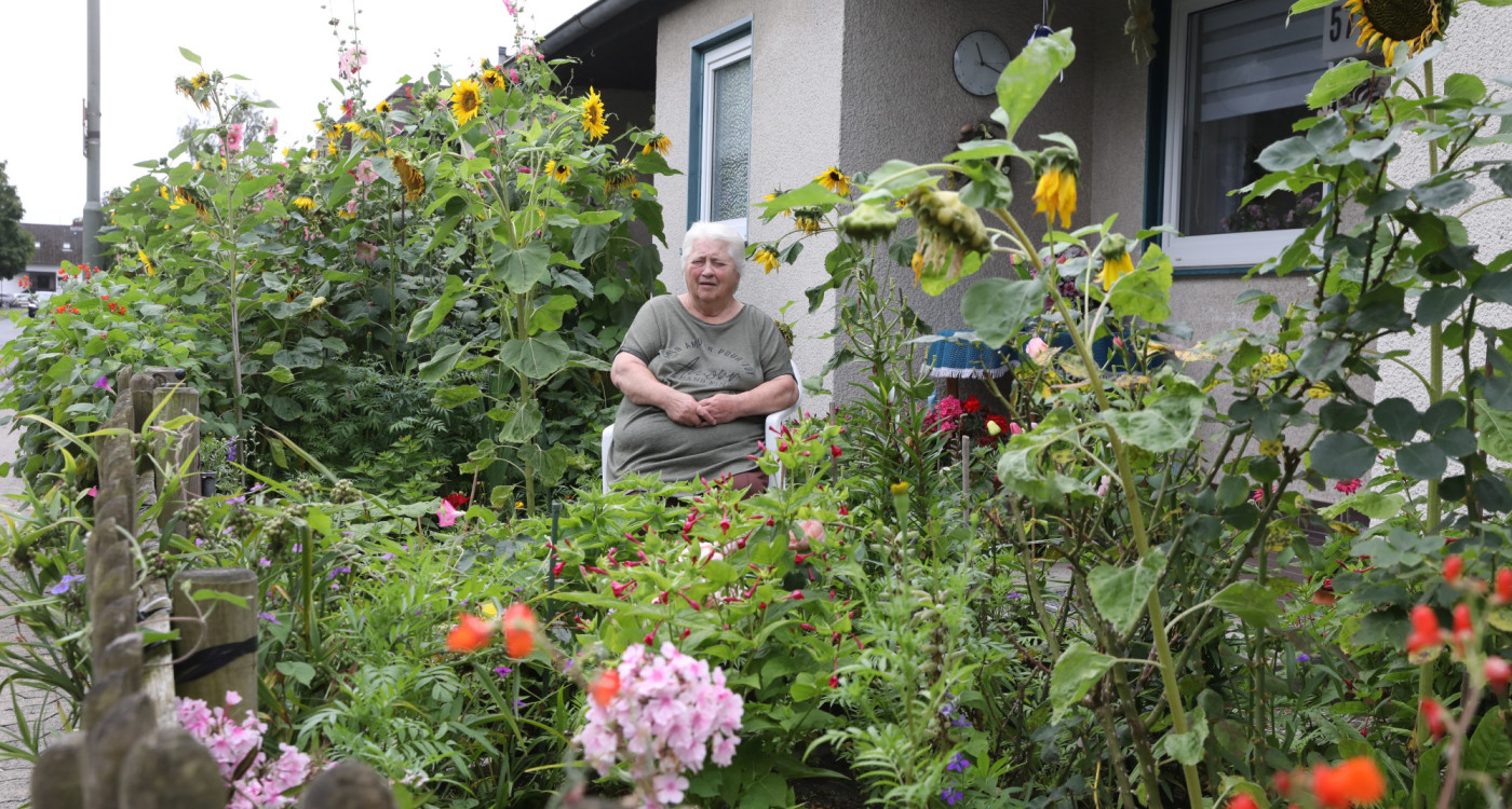 Seit 30 Jahren setzt Balkon-Wettbewerb-Finalistin Erika Braun aus Gifhorn auf hübsche Blumen - Da staunen sogar die Nachbarn