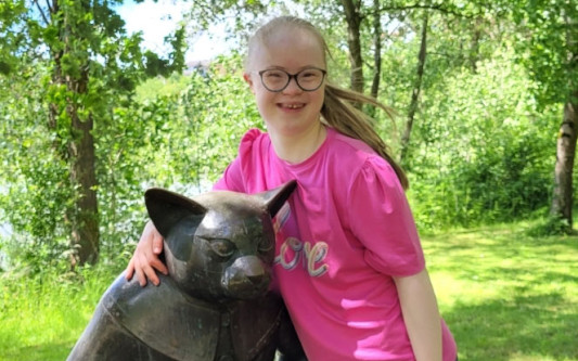 Sie nimmt ihre Behinderung jetzt positiv an: Anke Voß aus Isenbüttel erklärt, warum die Schule der Zukunft so wichtig ist