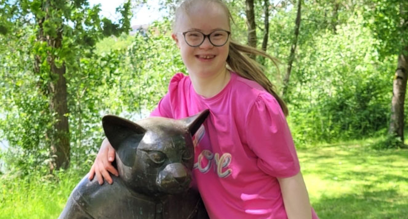 Sie nimmt ihre Behinderung jetzt positiv an: Anke Voß aus Isenbüttel erklärt, warum die Schule der Zukunft so wichtig ist