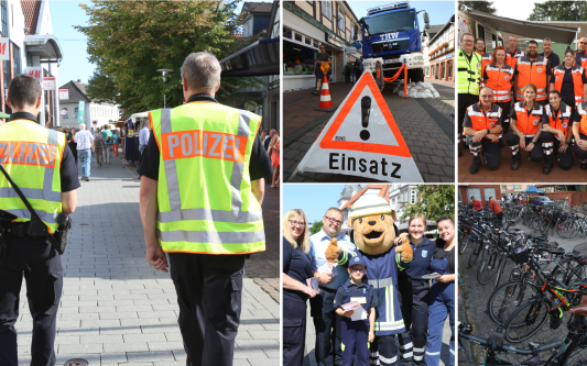 Sie sorgen dafür, dass wir feiern können - Auf Gifhorns DRK, ADFC, Feuerwehr, THW und Polizei können wir uns verlassen