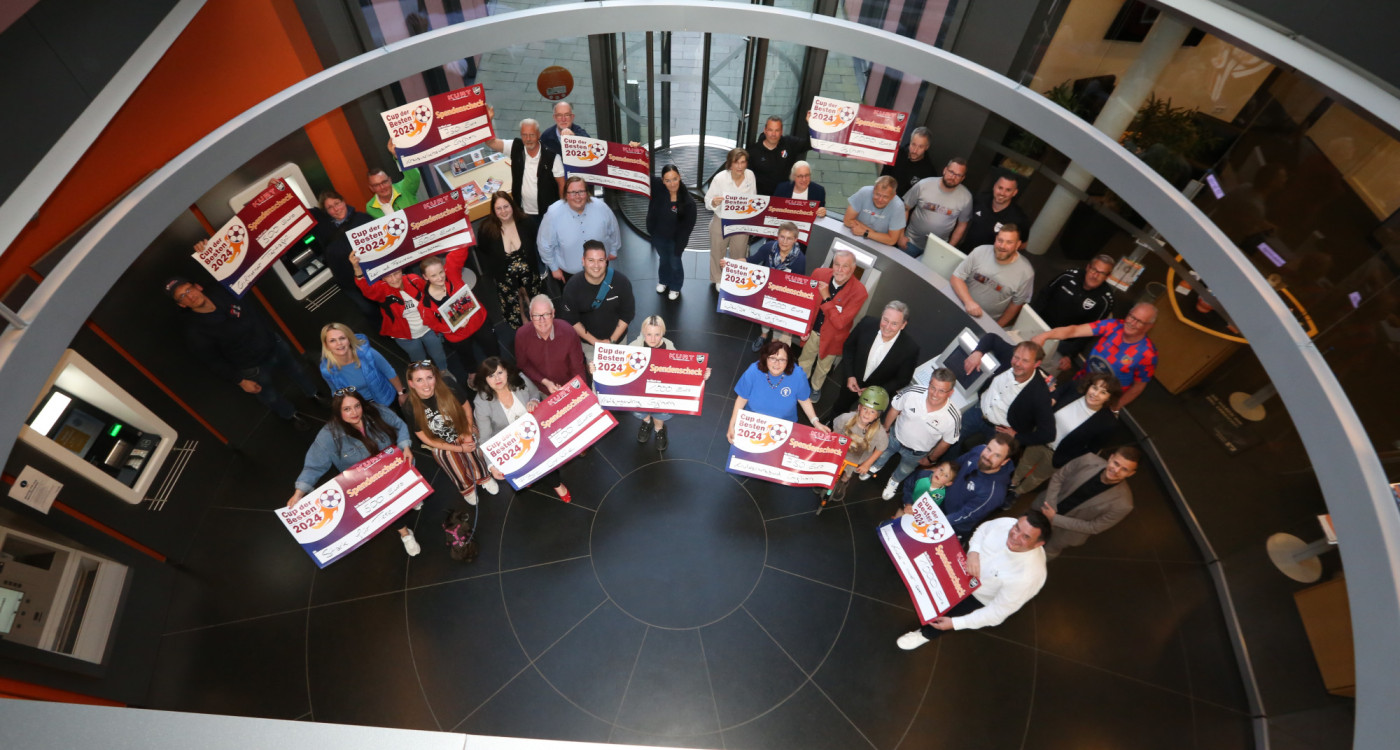 So schön, dass wir Euch helfen können: MTV Gamsen und KURT überreichen 9000 Euro vom Cup der Besten an 12 Spendenziele