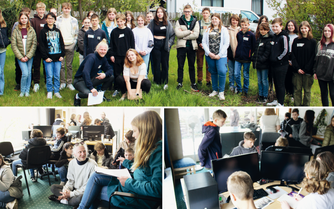 So voll war unsere Redaktion noch nie: 27 Schülerinnen und Schüler beweisen beim KURT-Zukunftstag größte Kreativität