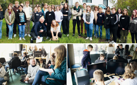 So voll war unsere Redaktion noch nie: 27 Schülerinnen und Schüler beweisen beim KURT-Zukunftstag größte Kreativität