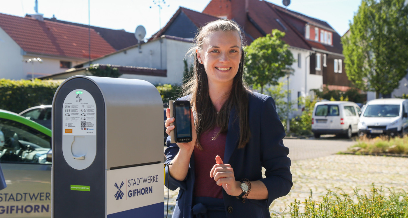 Stadtwerke stellen fünf neue Ladesäulen für Elektroautos in Gifhorn auf