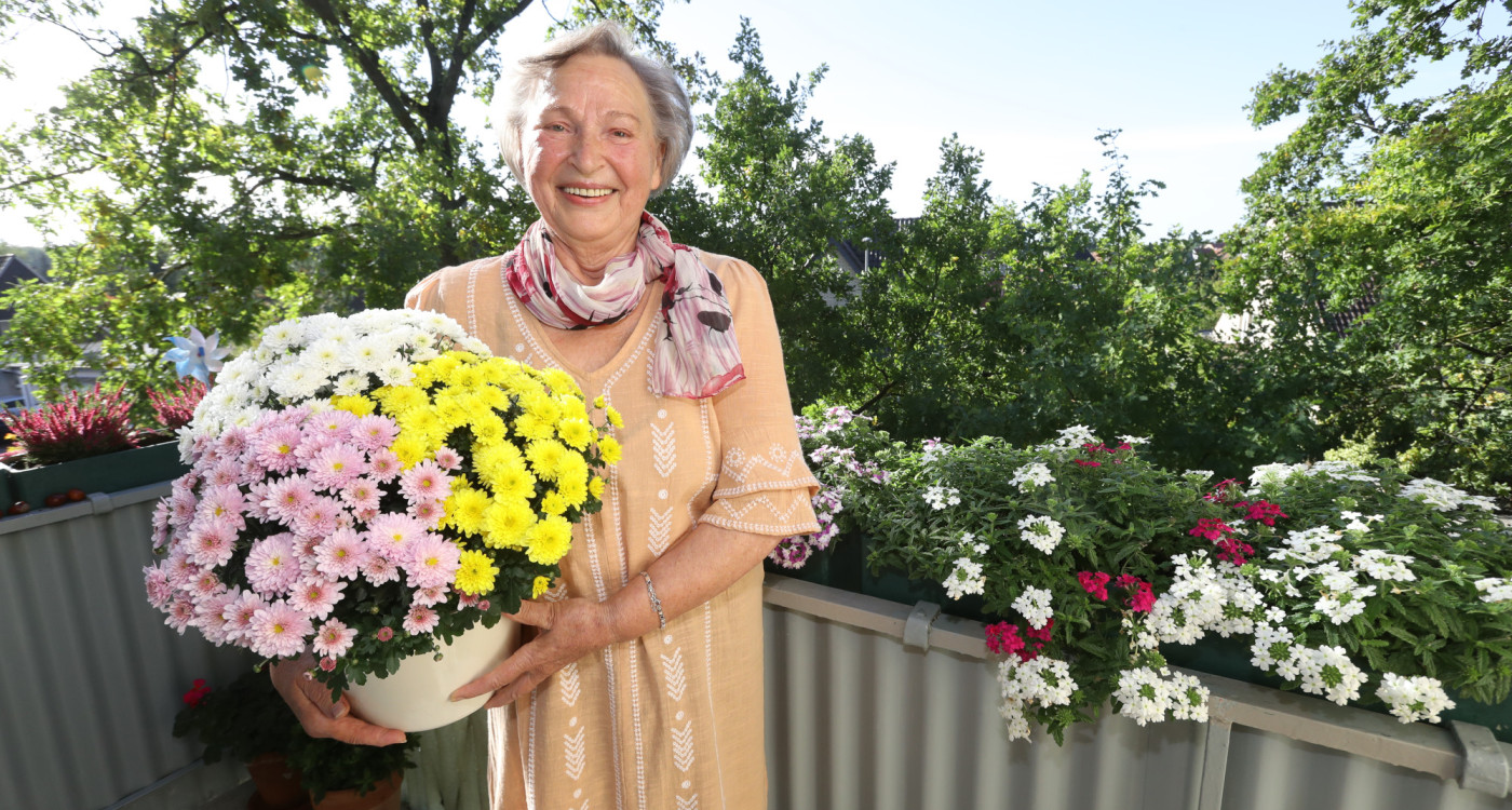 Striktes Markisenverbot, damit man die Sonne sehen kann - Anna Both ist Finalistin beim Gifhorner Balkon-Wettbewerb