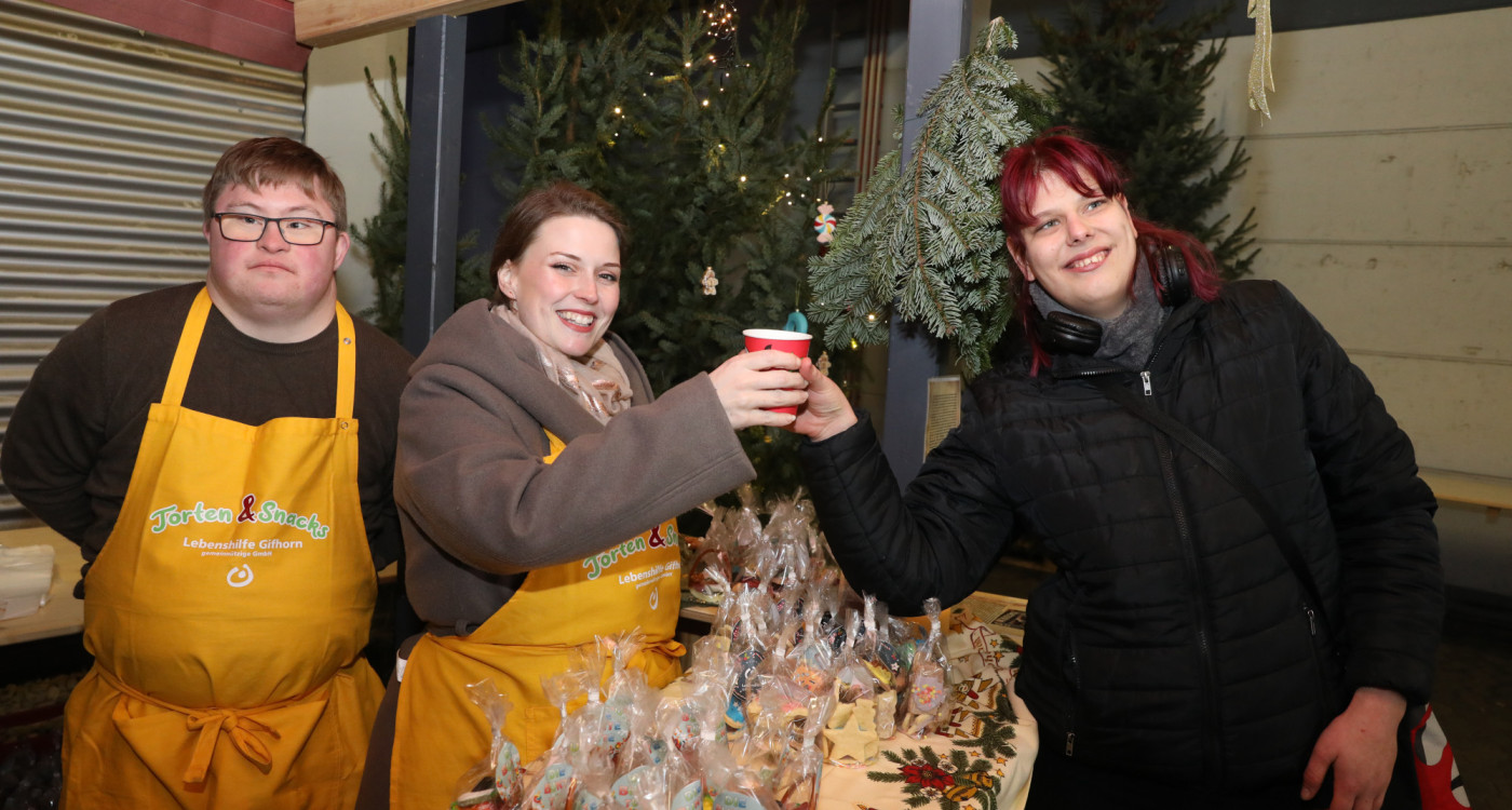 Tag der offenen Tür: So weihnachtlich wurde in der Lebenshilfe Gifhorn gefeiert