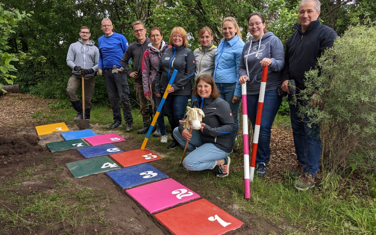 Teamwork schafft neue Spielmöglichkeiten: Caritas und GWG arbeiten für Kita zusammen