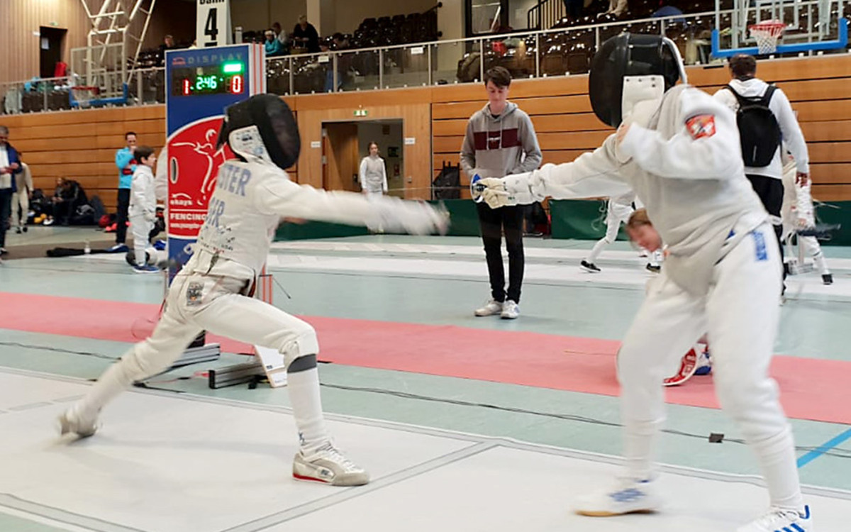 Treffen, ohne getroffen zu werden - Das Wettkampf-Fechten gibt es seit der Antike und seit 1977 auch beim MTV