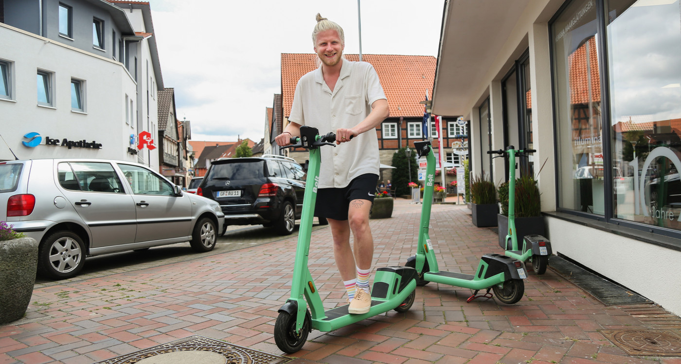 Über Gifhorner Dummheit: 100 E-Roller und eine Stadt dreht durch