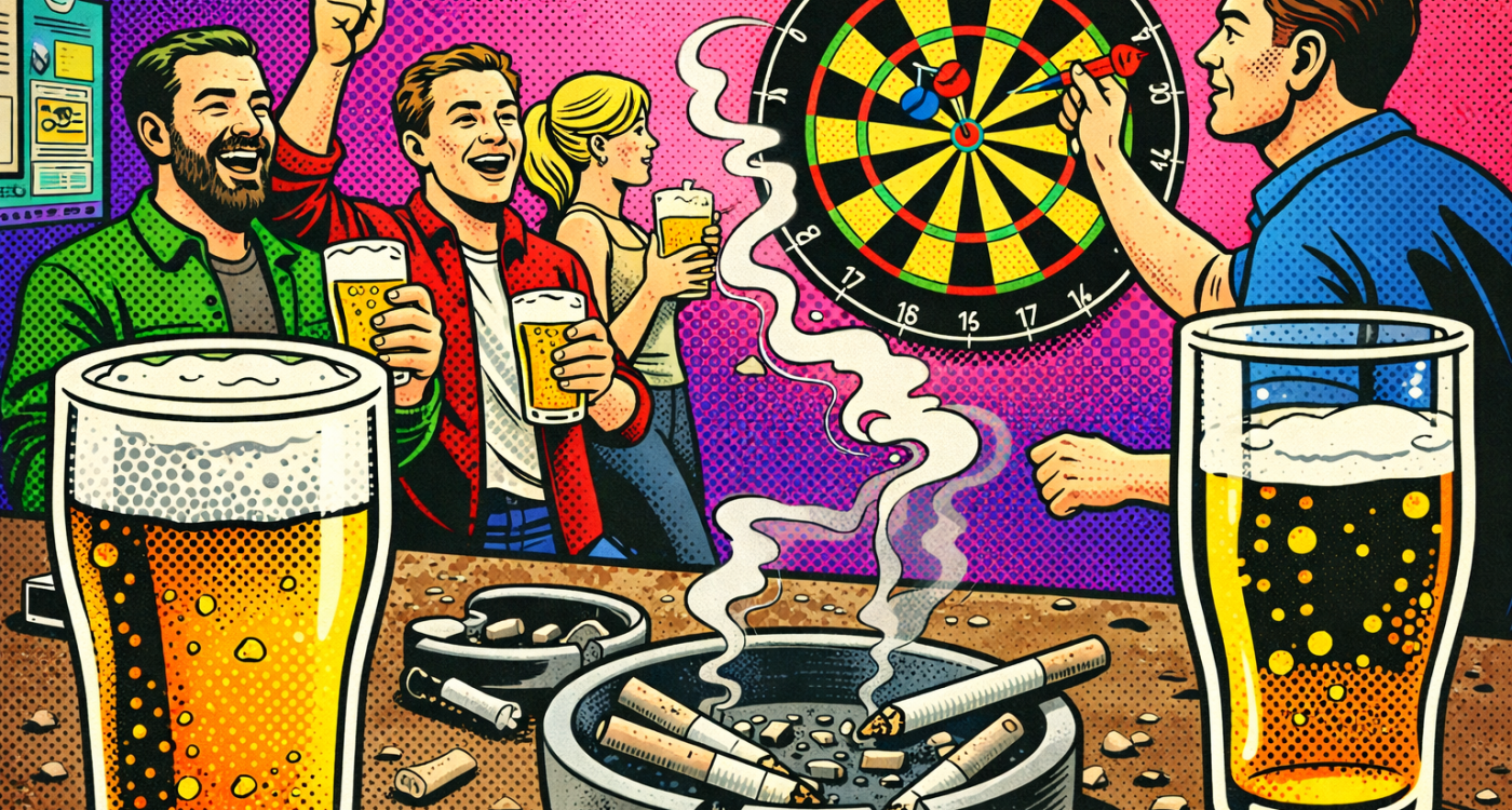 Über Nervenflattern im Darts: Unser Kolumnist Malte Schönfeld berichtet von der Leidenschaft zur 180