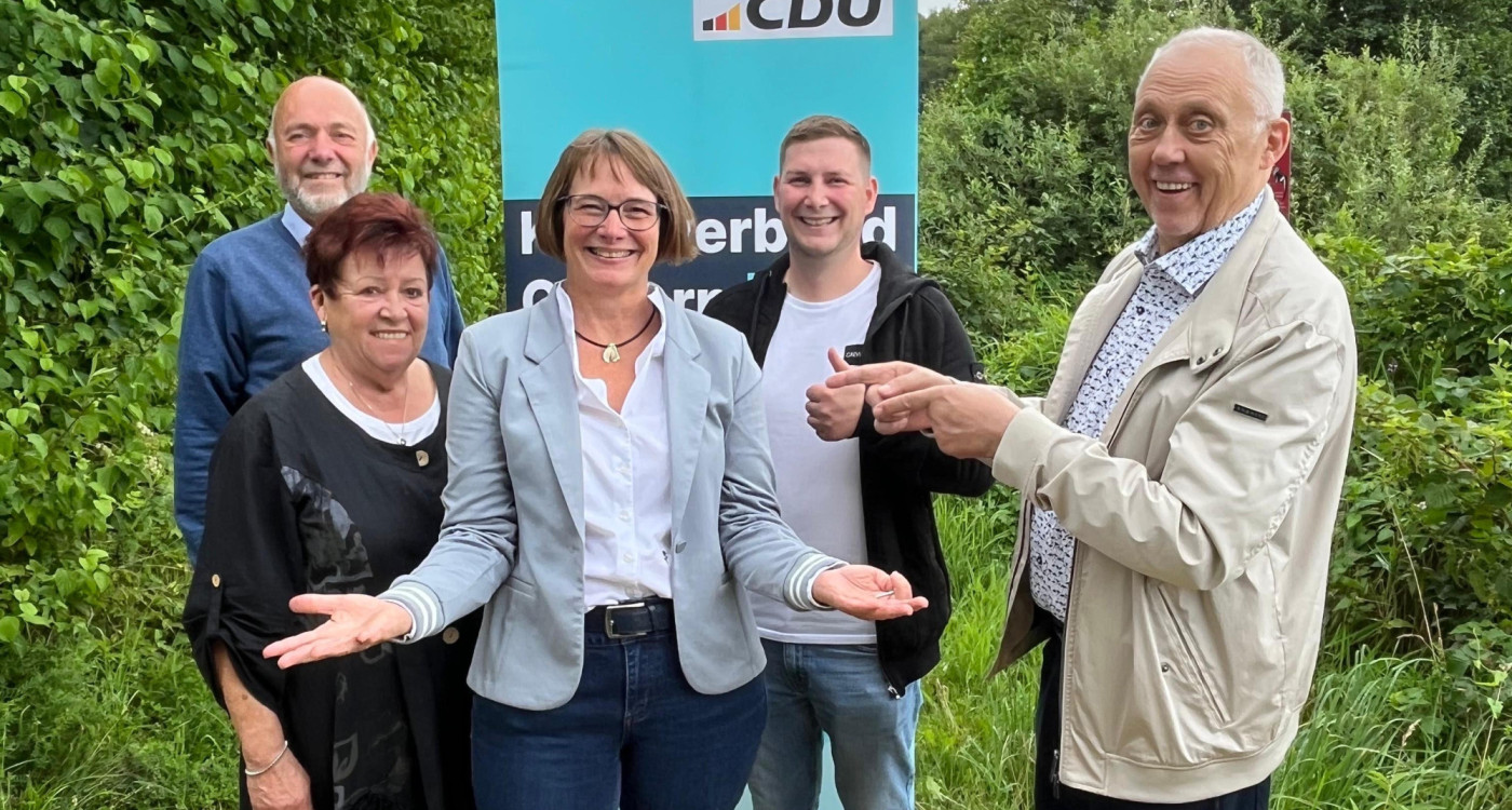 Verwurzelt in der Region – offen für morgen: Die ganze Unionsfamilie steht hinter CDU-Kandidatin Telse Dirksmeyer-Vielhauer