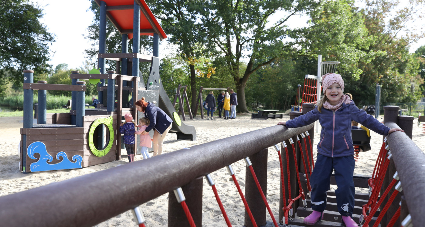 Von diesem Spielplatz schwärmen alle Kinder: Über den Themenspielplatz am Schlosssee hat KURT mit Planerin Daniela Krause gesprochen