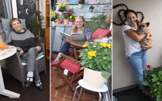 Voten und selbst einen Gutschein gewinnen: Drei Frauen stehen im Finale des 6. Gifhorner Balkon-Wettbewerbs