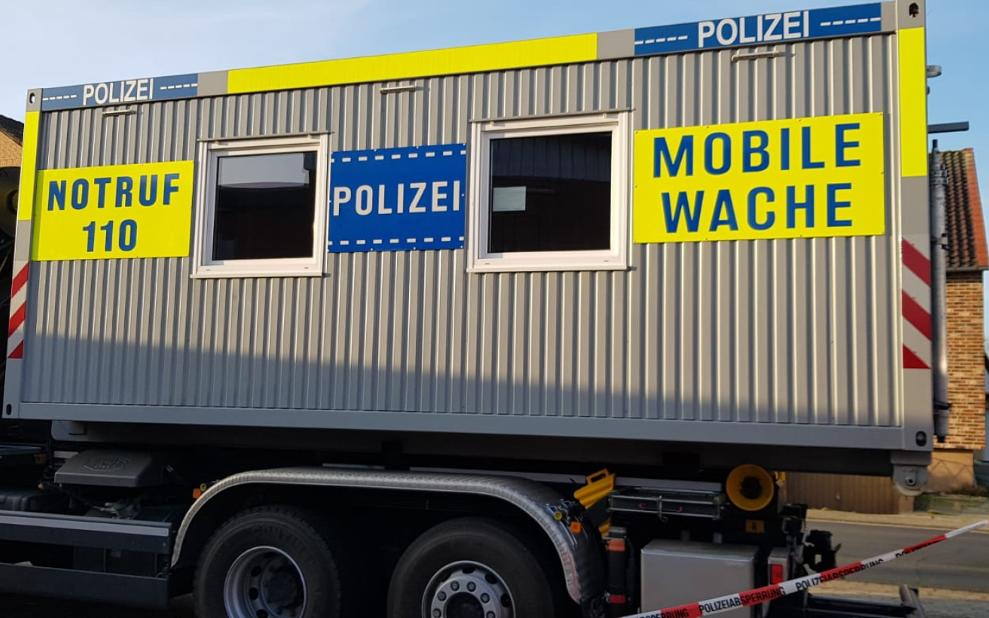 Wasserschaden im Polizeikommissariat Meinersen - Mobile Wache stellt Rund-um-die-Uhr-Präsenz sicher