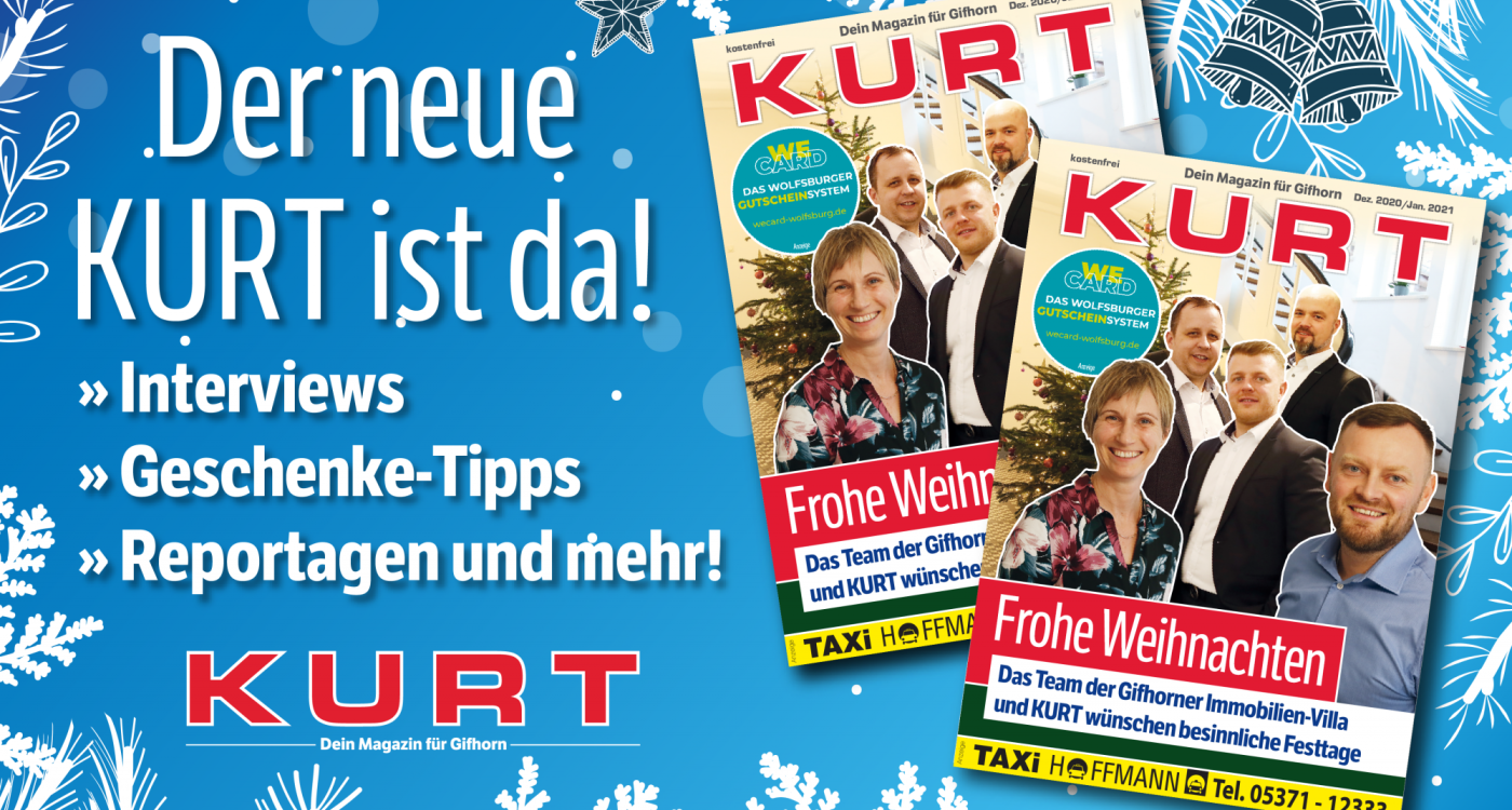 Weihnachten kommt - und nun auch der neue KURT!