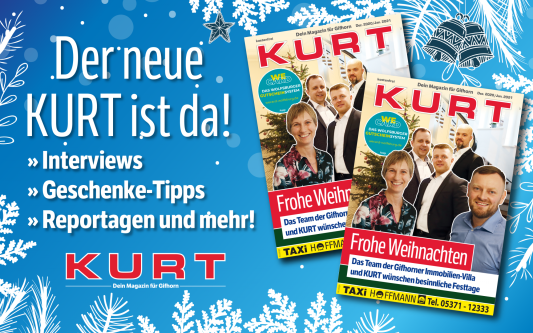 Weihnachten kommt - und nun auch der neue KURT!