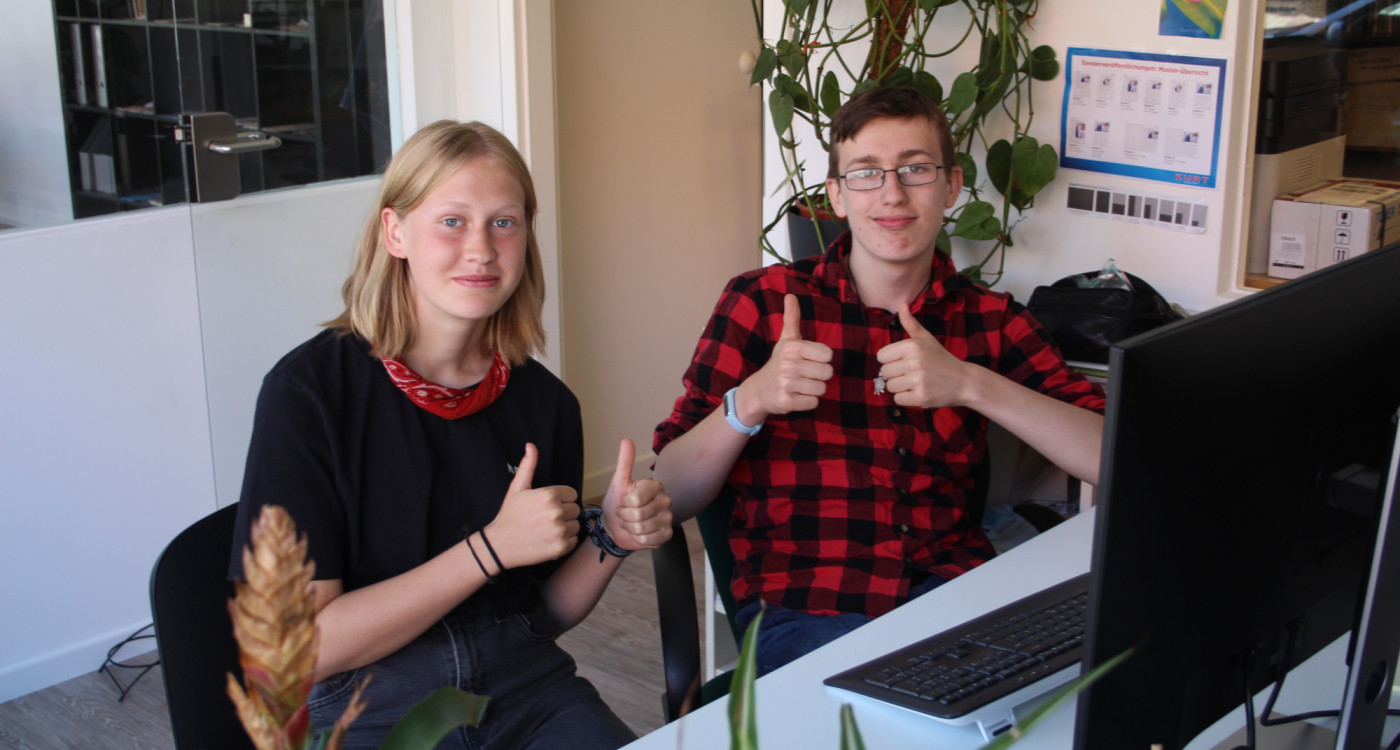 Wie Schülerinnen und Schüler die Berufswelt entdecken: Emma und Lukas haben ein Praktikum bei KURT gemacht