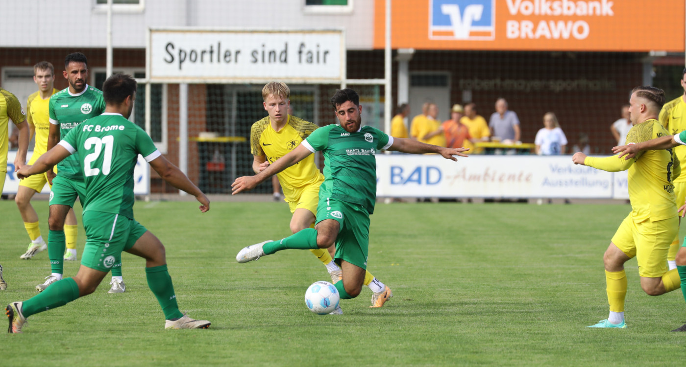 Wir möchten ein ekliger Gegner sein: Spieler Yannick Mühe vom FC Brome fordert weiter Einsatzwille und Geschlossenheit