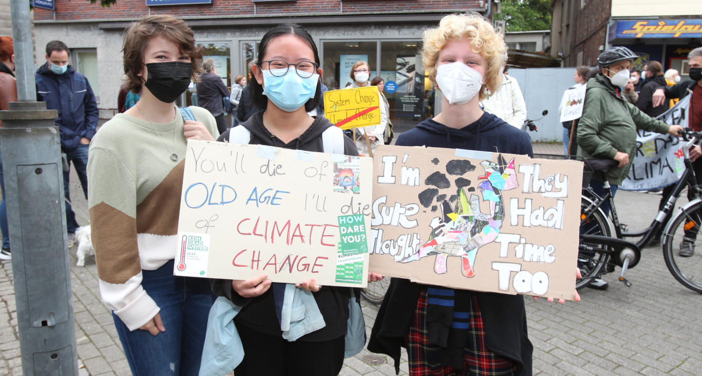Wir wollen wachrütteln und Alternativen aufzeigen: Drei Aktivistinnen aus Gifhorns Fridays-For-Future-Gruppe erklären, wie sie seit der Pandemie arbeiten und was nach der Demo mit 250 Teilnehmern noch folgen soll