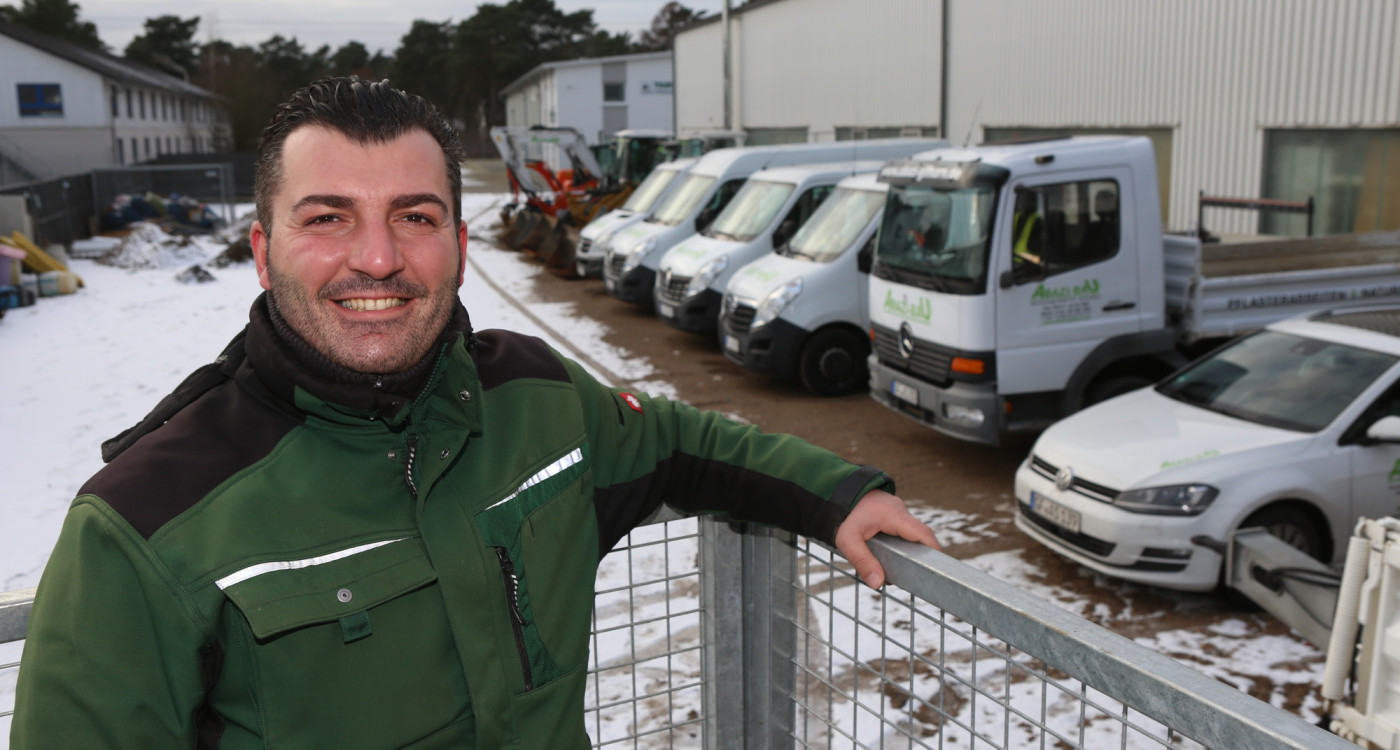 Wo eine Herausforderung wartet, mache ich keinen Rückzieher - Shukri Abazi und seine Gifhorner Firma Abazi-Bau kümmern sich um Innen- und Außenanlagen