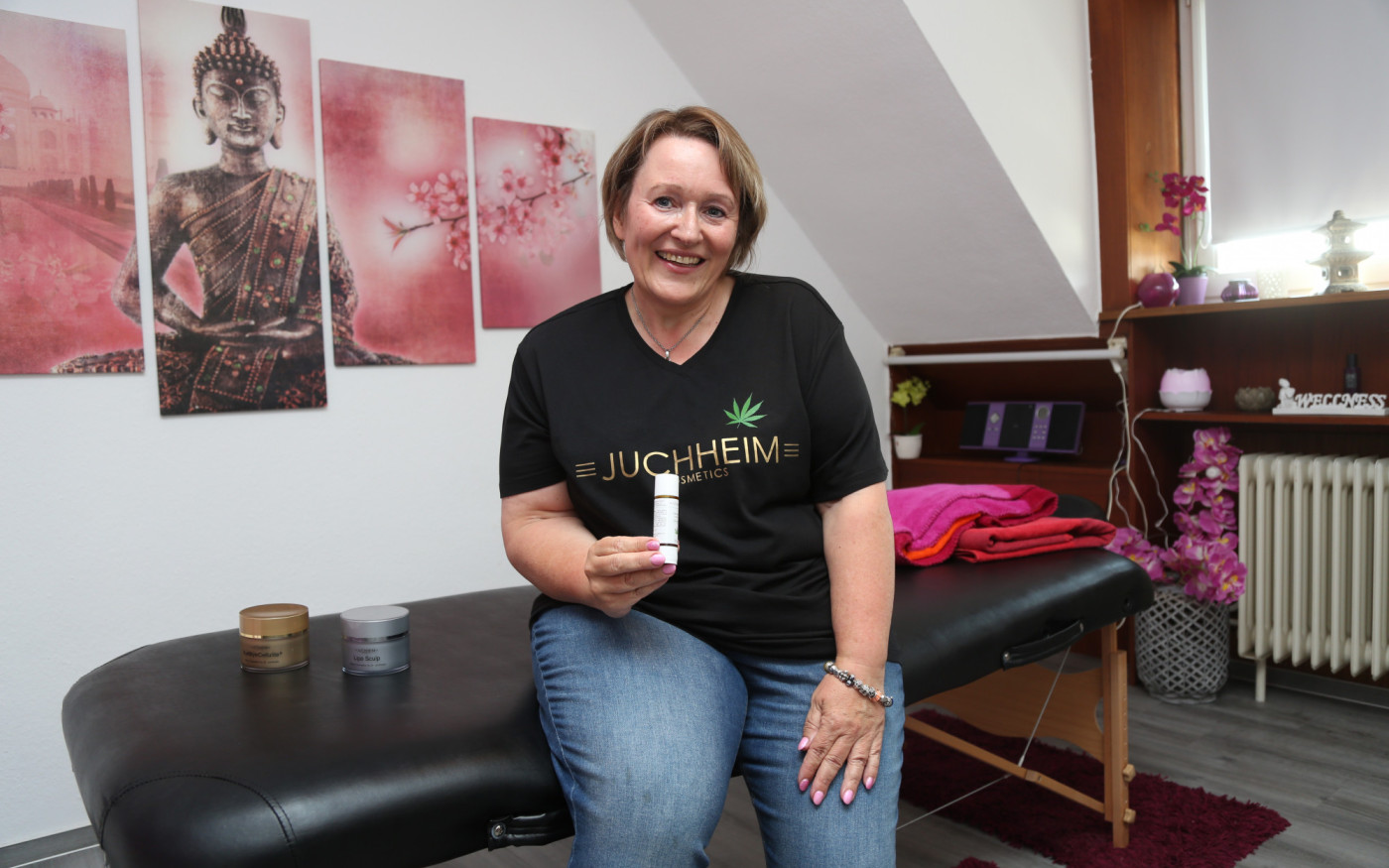 Wo warme Muscheln in die Muskulatur gehen - Wellnesstherapeutin Susanne Porsch liefert ein Rundum-Wohlfühl-Konzept