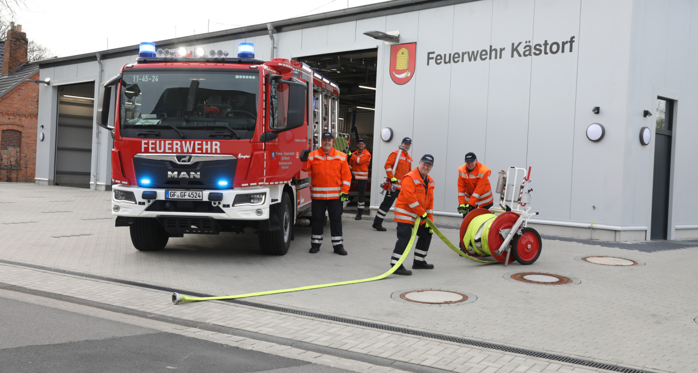 Zukunftsweisende Fahrzeugtechnik: Das Löschgruppenfahrzeug 10 der Ortsfeuerwehr Kästorf ist das Vorbild