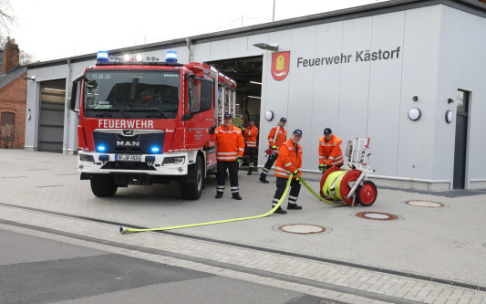 Zukunftsweisende Fahrzeugtechnik: Das Löschgruppenfahrzeug 10 der Ortsfeuerwehr Kästorf ist das Vorbild