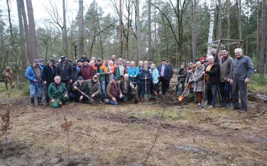 Zum Jubiläum pflanzt das USK ein Wäldchen: 1000 Bäume stehen für 200-jährige Historie und fast 800 Mitglieder